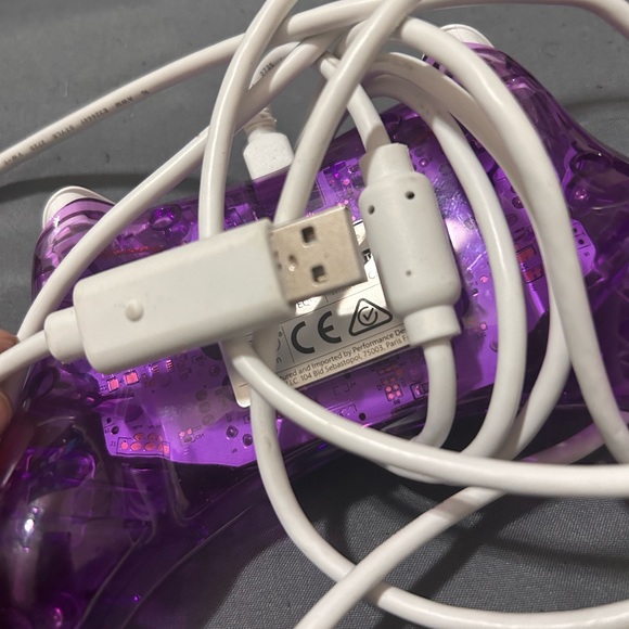 Nintendo Switch Rock Candy Wired Controller Purple see-through - Picture 3 of 4